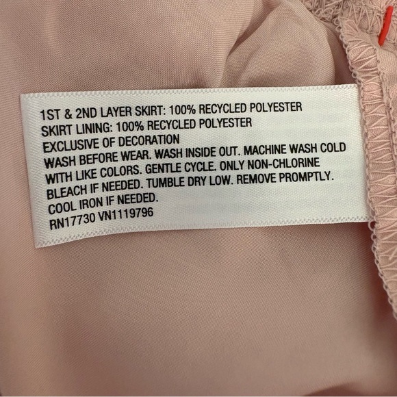 Cat and Jack Tulle Tutu Skirt NWT Blush Pink with Gold Trim Glitter Size 3T New - Picture 8 of 9